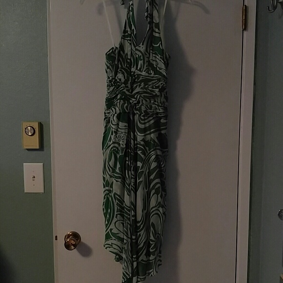 Donna Ricco Green & white dress - Picture 2 of 5